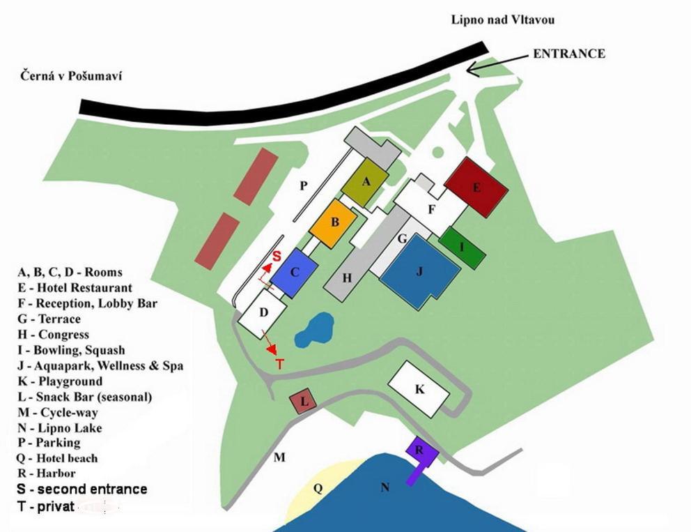 Lipno Wellness - Frymburk C104 Privat Family Room מראה חיצוני תמונה